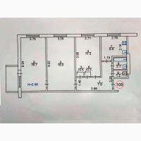 Продам свою 3-х комн. кв. м. Студенческая 2 мин