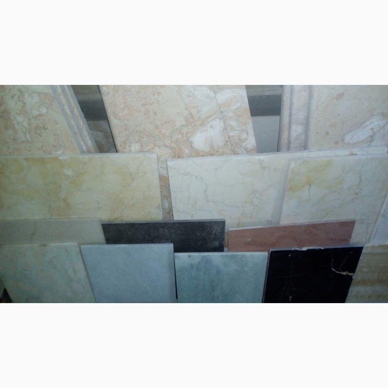 Фото 7. Десять миллиметров толщина мраморной плитки на метро Петровка