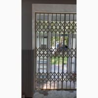 Раздвижные решетки гармошка на окна и двери Одесса