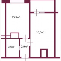 Продается 1-но комнатная квартира (42кв.м.) в новом ЖК «Жемчужина-15»