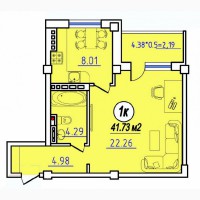 Продаются две 1-но комнатные квартиры (42 кв.м.)