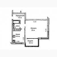 Продам: 1-комнатную квартиру в ЖК «Відпочинок» 52 м2 ул. Петрицкого 21 А, рядом Метро