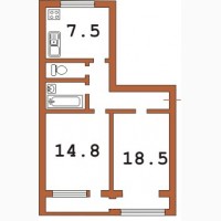 М. Политехнический институт. 2-комнатная кв. 8500грн/мес