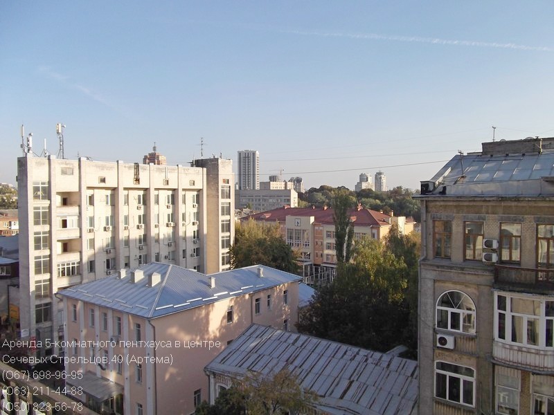 Фото 17. Аренда элитного пентхауса в центре Киева. Без %